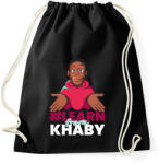 printfashion Learn from Khaby - Sportzsák, Tornazsák - Fekete (5229927)