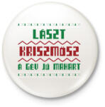 printfashion LAST CHRISTMAS 3 - Kitűző, hűtőmágnes - Fehér (10803689)