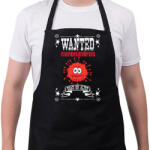 printfashion Wanted - Kötény - Fekete (4934255)
