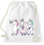 printfashion Unikornis leánybúcsú - Sportzsák, Tornazsák - Fehér (13982702)