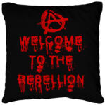 printfashion Welcome To The Rebellion - Párnahuzat, Díszpárnahuzat - Fekete (4806403)