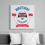 printfashion MINI legend 2 - Vászonkép - Fehér (10894020)