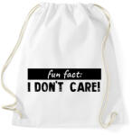 printfashion Fun fact - Sportzsák, Tornazsák - Fehér (7520646)
