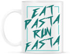 printfashion Eat pasta run fasta - Bögre - Fehér (7357537)