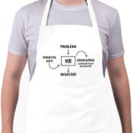 printfashion Probléma - HR - Megoldás - Kötény - Fehér (15479303)