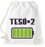 printfashion Tesó #2 - Sportzsák, Tornazsák - Fehér (13237051)