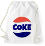 printfashion COKE - Sportzsák, Tornazsák - Fehér (10152410)