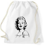 printfashion merilyn monroe - Sportzsák, Tornazsák - Fehér (4179147)