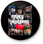 printfashion Peaky Blinders - Kitűző, hűtőmágnes - Fekete (5444525)
