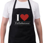 printfashion I love tallahassee - Kötény - Fekete (4931163)
