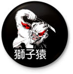 printfashion sekiro- guardian ape 1 - Kitűző, hűtőmágnes - Fekete (3102416)