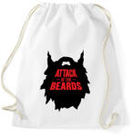 printfashion szakáll-attack. . . - Sportzsák, Tornazsák - Fehér (4152726)