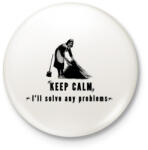 printfashion problems - Kitűző, hűtőmágnes - Fehér (3079913)