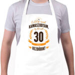 printfashion kamasz-30-brown-orange - Kötény - Fehér (4902609)