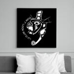 printfashion Nenézzbele! - Vászonkép - Fekete (6654769)