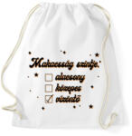 printfashion Makacsság szintje - Sportzsák, Tornazsák - Fehér (8525779)