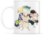 printfashion Dr. Stone team - Bögre - Fehér (14862530)