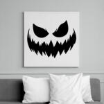 printfashion Ijesztő halloween tökfej 3 - Vászonkép - Fehér (6638628)