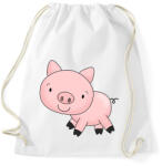 printfashion Funny Pig baby - Sportzsák, Tornazsák - Fehér (1623545)