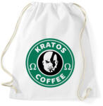 printfashion Kratos Coffee - Sportzsák, Tornazsák - Fehér (2086391)