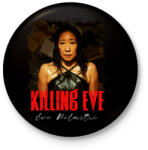 printfashion eve polastri - Kitűző, hűtőmágnes - Fekete (3102814)