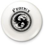 printfashion phoenix - Kitűző, hűtőmágnes - Fehér (3082446)