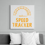 printfashion speed tracker - Vászonkép - Fehér (6627819)