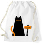 printfashion Cat-i-tude - Sportzsák, Tornazsák - Fehér (2353974)