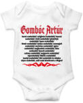 printfashion Gombóc Artúr és a világ összes csokoládéja - Baba Body - Fehér (16606890)