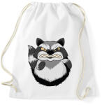 printfashion Mérges mosómedve - Sportzsák, Tornazsák - Fehér (6252367)