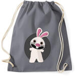 printfashion nyuszi - Sportzsák, Tornazsák - Grafitszürke (332459)