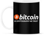 printfashion Bitcoin - Bögre - Fekete (793835)