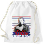 printfashion Billie Holiday - Sportzsák, Tornazsák - Fehér (7655952)