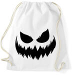 printfashion Ijesztő halloween tökfej 3 - Sportzsák, Tornazsák - Fehér (5547125)