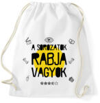 printfashion A sorozatok rabja - Sportzsák, Tornazsák - Fehér (7485314)
