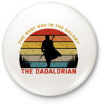 printfashion The Dadalorian - Kitűző, hűtőmágnes - Fehér (5107471)