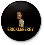 printfashion Brickleberry: Denzel - Kitűző, hűtőmágnes - Fekete (3099986)