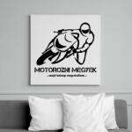 printfashion MOTOROZNI MEGYEK - Vászonkép - Fehér (6636912)