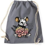 printfashion Egér tetoválás - Sportzsák, Tornazsák - Grafitszürke (13860391)