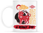 printfashion A bivaly éve - Bögre - Fehér (7617101)