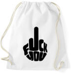 printfashion fuck you - Sportzsák, Tornazsák - Fehér (2873692)