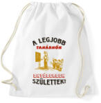 printfashion Tanárnő szülinapja színes - Sportzsák, Tornazsák - Fehér (5746867)