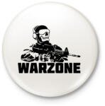 printfashion Warzone - Kitűző, hűtőmágnes - Fehér (3265857)