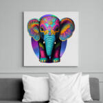 printfashion Bébi elefánt - Vászonkép - Fehér (14867298)