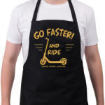 printfashion Roller - Go faster - Kötény - Fekete (13761466)