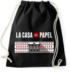 printfashion La casa de papel - Sportzsák, Tornazsák - Fekete (5030307)