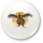 printfashion Fácán - Kitűző, hűtőmágnes - Fehér (7561365)