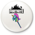 printfashion Fortnite Egyszarvú csákány - Kitűző, hűtőmágnes - Fehér (3081858)