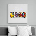 printfashion Among us Elite crewmates set - Vászonkép - Fehér (6634639)