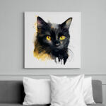 printfashion macska - Vászonkép - Fehér (15326095)